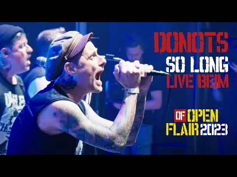 DONOTS - SO LONG - live @ OPEN FLAIR 2023