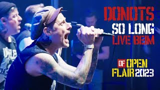 DONOTS - SO LONG - live @ OPEN FLAIR 2023
