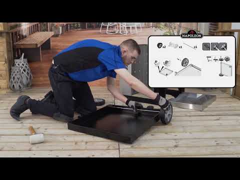 Napoleon PRO22K-CART-2 PRO Charcoal Kettle Grill Assembly Video