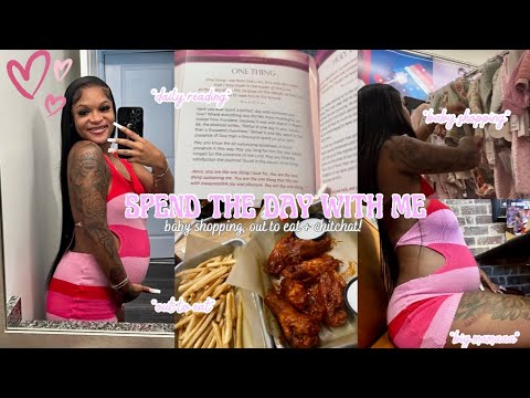 DAY IN MY LIFE *pregnant edition* baby shopping & haul , out to eat + chitchat 🎀