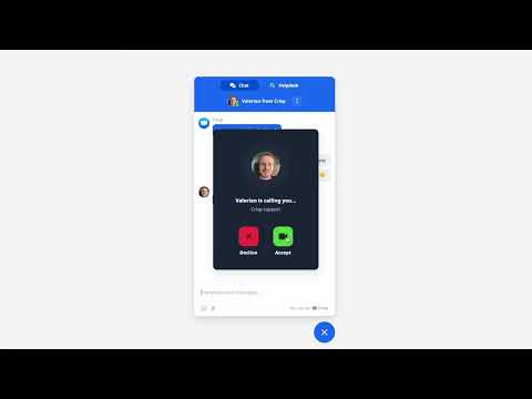 Crisp widget - the new design