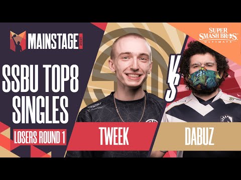 Tweek vs Dabuz - SSBU Singles: Top 8 Losers Round 1 - Mainstage 2021 | Diddy Kong vs Olimar