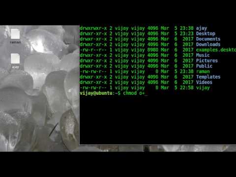 Linux Tutorial 8 Permissions