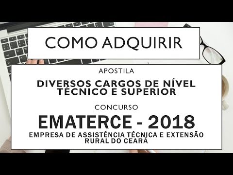 Baixar Apostila Concurso EMATERCE 2018 - Ceará