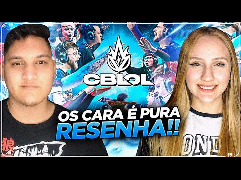 REACT EM CASAL - o MOTIVO do BRASIL ser a REGIÃO do CONTEÚDO - CBLOL DA ZUEIRA (ÁUDIO ABERTO)