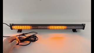 LED alej voděodolná (IP67) 12-24V, 36x LED 1W, oranžová 628mm, ECE R65