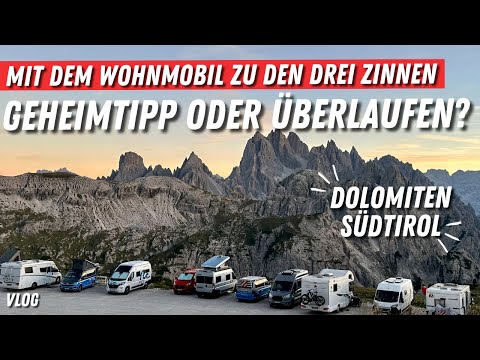 Hidden gem Dolomites or mass tourism? Three Peaks campsite at 2300m ➡️Accessible by motorhome