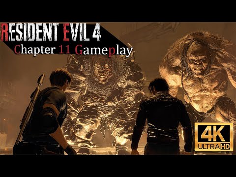 Resident Evil 4 Remake Walkthrough Gameplay Part 11 - (no commentary) 4K UHD 60fps