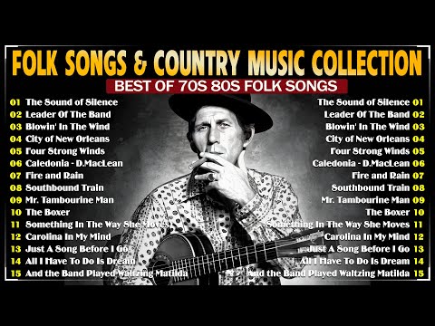 Folk Songs & Country Music Collection 🌾 Best Folk Songs 70's 80's 🌾 Country Folk Music