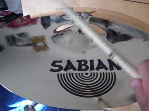 Sabian 18" Dark crash sound test