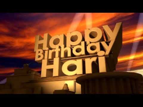 Happy Birthday Hari