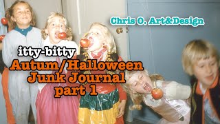 Itty Bitty Autumn / Halloween Junk Journal - Part 1: making the journal from a mini pie box - 302