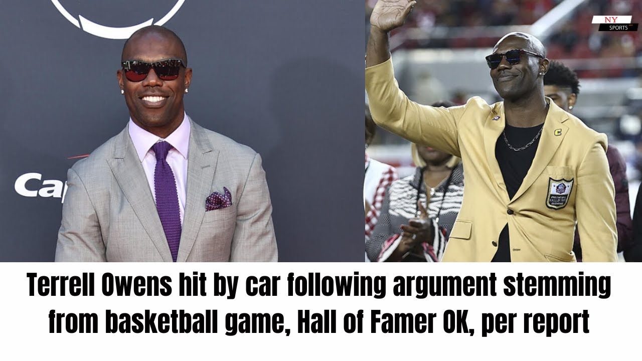 Terrell Owens hit by car following argument stemming from basketball game Hall of Famer OK