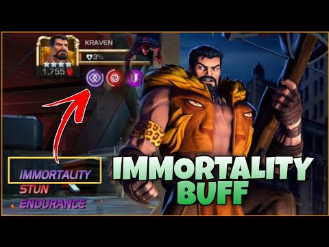 This synergy gives Immortality buff to Kraven | Marvel Contest of Champions