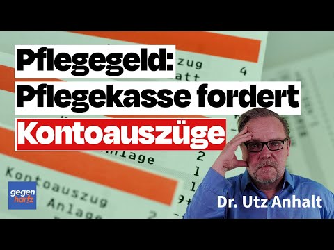 Video Thumbnail: Pflegegeld: Pflegekasse fordert Kontoauszüge