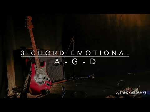 3 Chord Emotional Guitar Backing Track | A-G-D