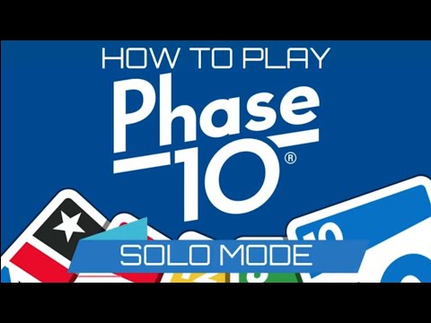 How To Play Phase 10 Solo mode with AI