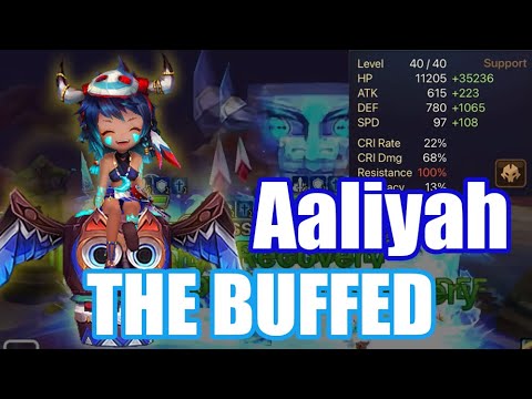 【Summoners War | Curry's RTA】THE BUFFED Aaliyah, this buff is so good and my units so so power up!!