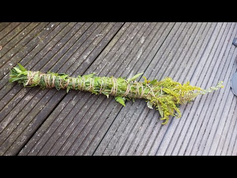 Kräuterbuschen binden