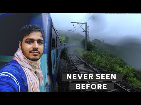 Monsoon train journey through kasara (Thul Ghat) *Never Seen Before*