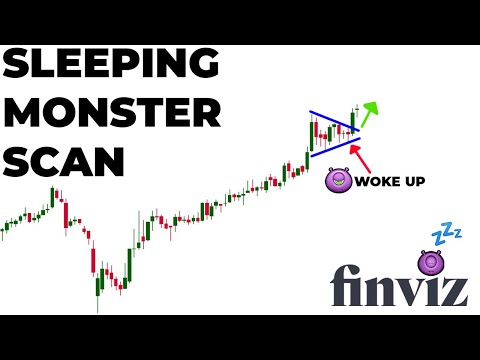 HOW TO FIND MONSTER STOCKS BEFORE THEY WAKE UP USING FINVIZ | Sleeping Monster Scan