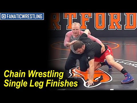 Chain Wrestling Single Leg Finishes with Olympic Finalist & former Wisconsin Head Coach Barry Davis