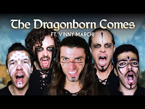 The Dragonborn Comes (Skyrim) | Bass Singers Cover ft. Vinny Marchi