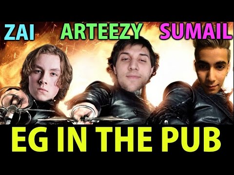 Arteezy & SumaiL & Zai - Dota2: EG in the Pub (vs Vann)