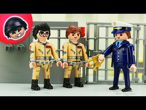Die Ghostbuster werden verhaftet!  -  Playmobil Polizei Film - KARLCHEN KNACK #220