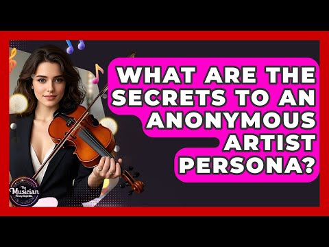 What Are The Secrets To An Anonymous Artist Persona? - The Musician Encyclopedia
