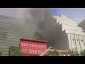 SAN FRANCISCO FIRE:   Smoky fire drives residents from their homes at a San Francisco residential ho