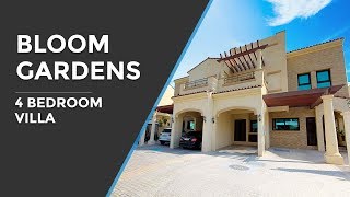 preview picture of video 'Bloom Gardens 4 Bedroom Villa Abu Dhabi U.A.E'