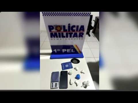 Jovem deixa internação e é presa com drogas em Apiacás MT