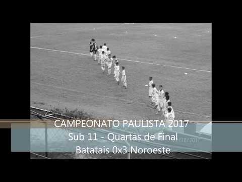 Gols Quartas Final Campeonato Paulista Sub 11  Batatais 0x3 Noroeste