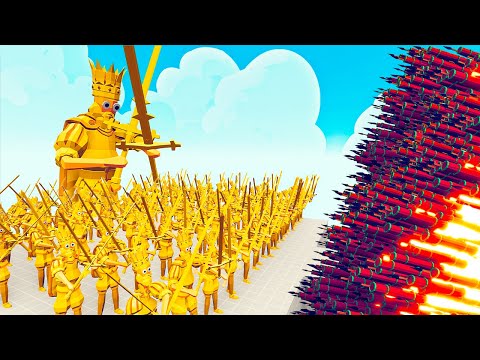 100x GOLDEN KING + 1x GIANT vs EVERY GODS - Totally Accurate Battle Simulator TABS