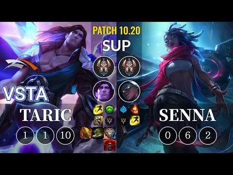 HLE Vsta Taric vs Senna Sup - KR Patch 10.20