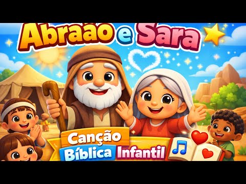 História Bíblica Infantil Animada | Abraão e Sara