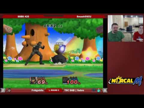 SSBS25 - Fridgebits (Sonic,Luigi,Snake) vs Sabre (Ivy) - Losers 8ths