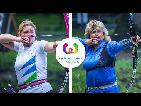 Tina Gutman v Martina Mackova – barebow women's bronze final | Wroclaw 2017 World Games