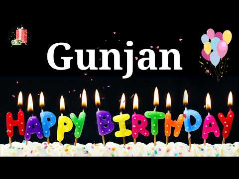 HAPPY BIRTHDAY GUNJAN || Happy Birthday Gunjan Whatsapp Status || Happy Birthday Gunjan Ji