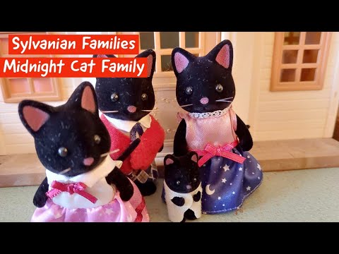 Sylvanian Families Vidurnakčio kačiukų šeimynėlė video
