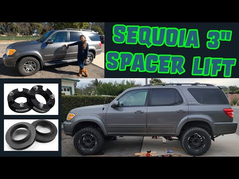 3" Spacer Lift Install // Step by Step // Toyota Sequoia
