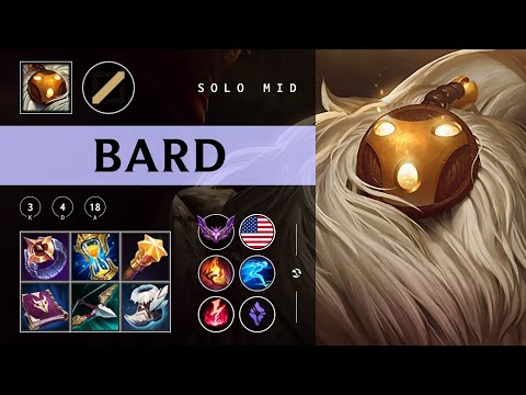 Bard Mid vs Zed - NA Master Patch 25.24