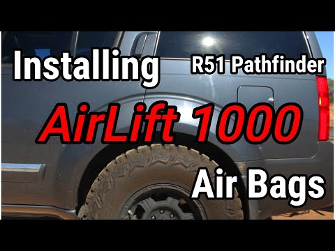 AirLift 1000 Install on a Nissan Pathfinder