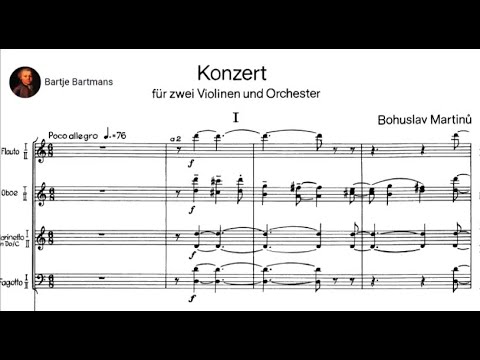 Bohuslav Martinů - Concerto for two Violins (1950)
