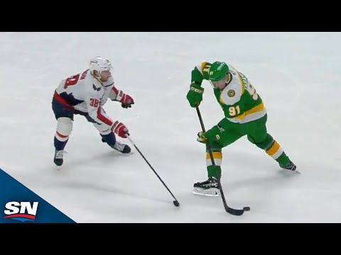 Wild's Vladimir Tarasenko Goes Between The Legs To Set Up Danila Yurov For Tap-In Goal