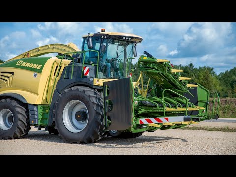 Integrierter Frontschutz am Maisvorsatz von KRONE