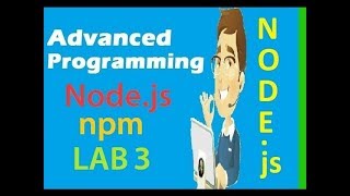 node.js شرح عربي lab 3 npm