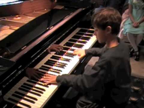 Felipe, age 9, Moment Musical, Schubert