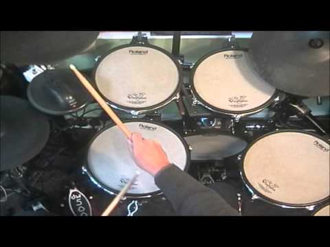 Trinity College - Grade 4 drum kit (2014-2019) Rudimental Exercise No. 1